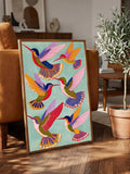 mid century bird wall art product image 6