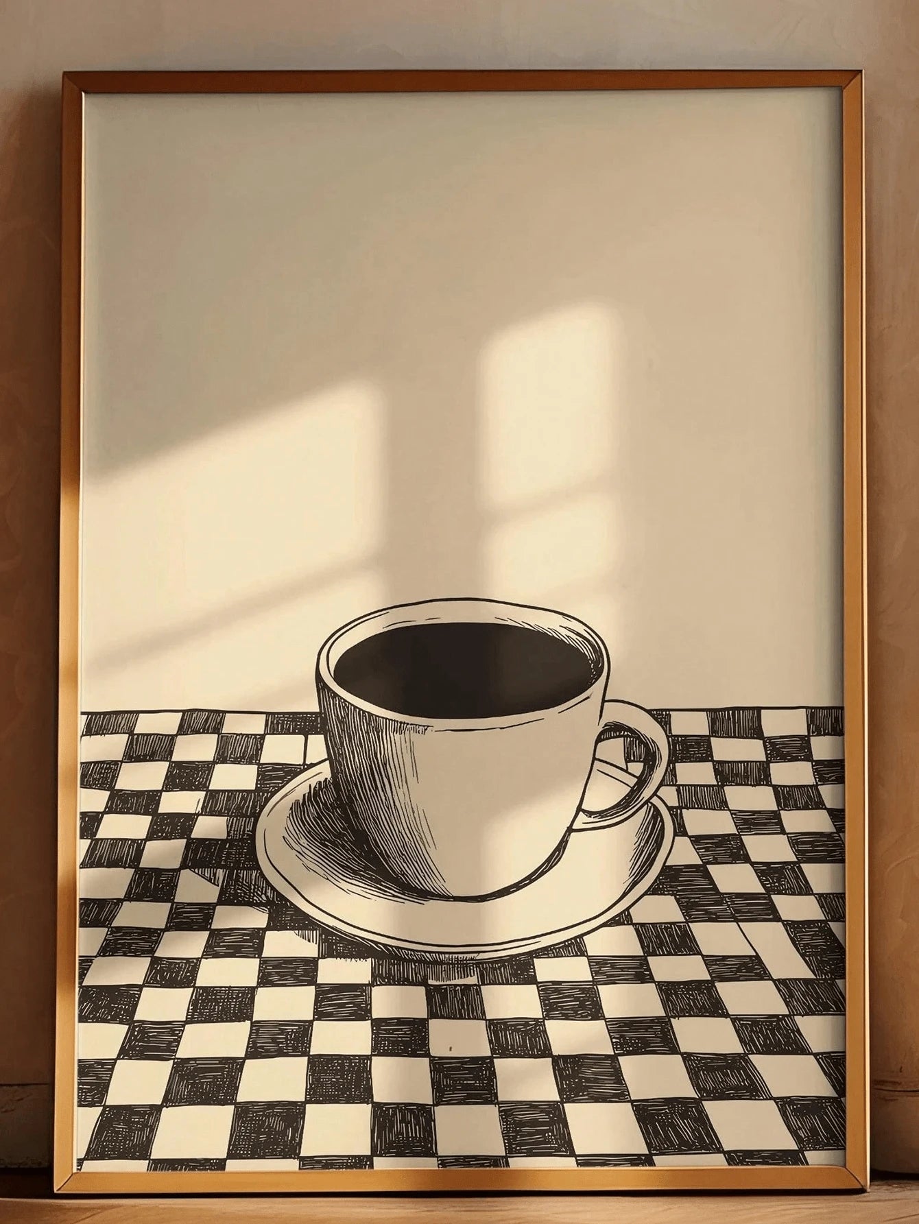 Breakfast wall decor for dining room kitchen nook or pantry with French bistro mood