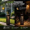 Pathway lights no wiring zero electricity cost feature graphic for landscape use