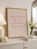Bold Don’t Give Up canvas print in black and white typography
