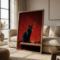 Classic baroque-style animal portraits for a living room