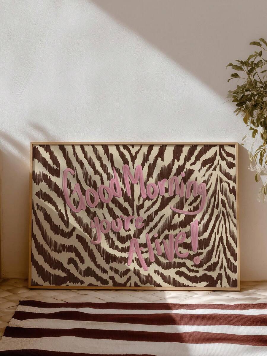 Blush and brown statement decor