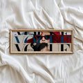 Panoramic fashion magazine collage wall art print