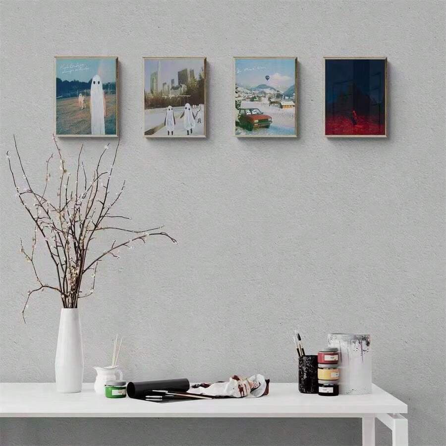Phoebe Bridgers inspired ghost music poster set