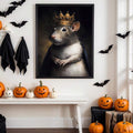 Rat king Renaissance wall art above console