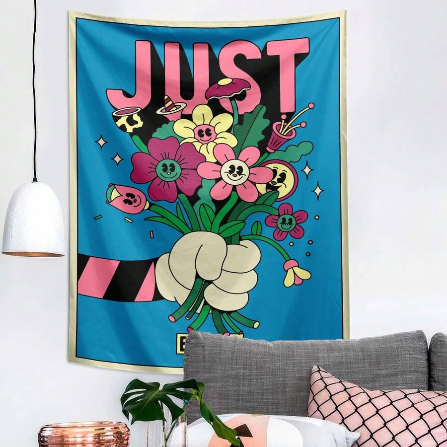 heart letter wall tapestry product image 27