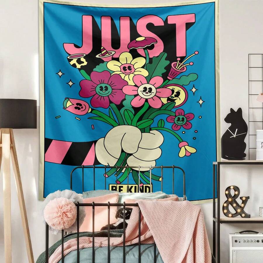heart letter wall tapestry product image 29