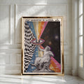 Vintage Retro 70s The Universe Within You Space Canvas Poster