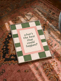 What's The Best That Could Happen Inspirational Text Canvas Poster 