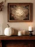 Dark academia Halloween wall decor