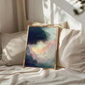 Dark academia wall decor with multicolor natural imagery