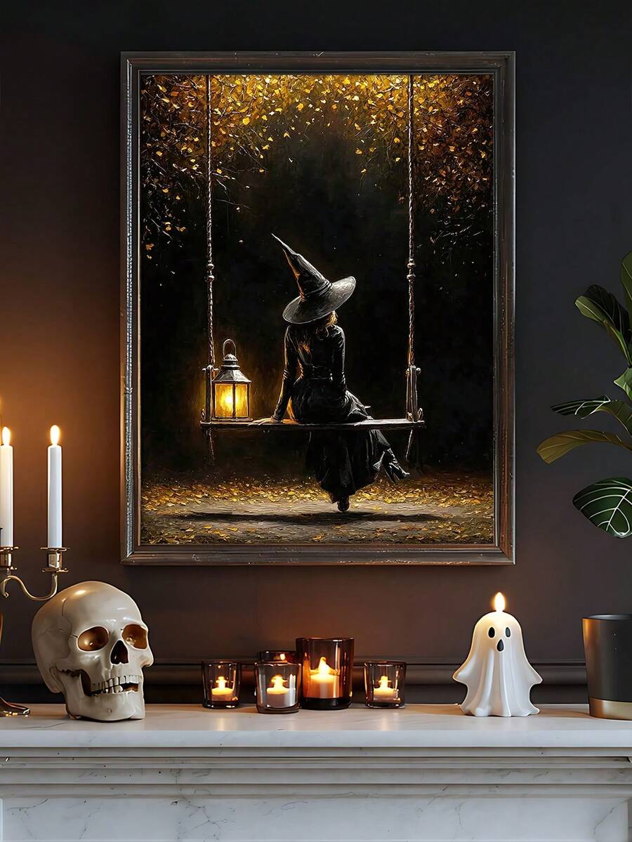 Storybook witch seasonal wall art