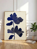 Abstract Line Floral Window Shadow Minimalist Canvas Wall Poster