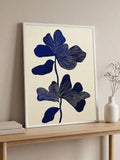 Abstract Line Floral Window Shadow Minimalist Canvas Wall Poster