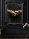 Atmospheric forest road gothic wall decor