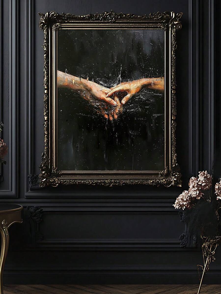 Atmospheric forest road gothic wall decor