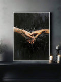 Vintage fantasy artwork for a mantel or console