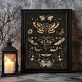 Unframed multicolor butterfly canvas print