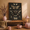 Framed butterfly artwork for nature inspired room decor