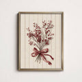 French country botanical wall art in a classic frame