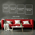 Christian hymn canvas print in dusty blue cream and natural wood tones