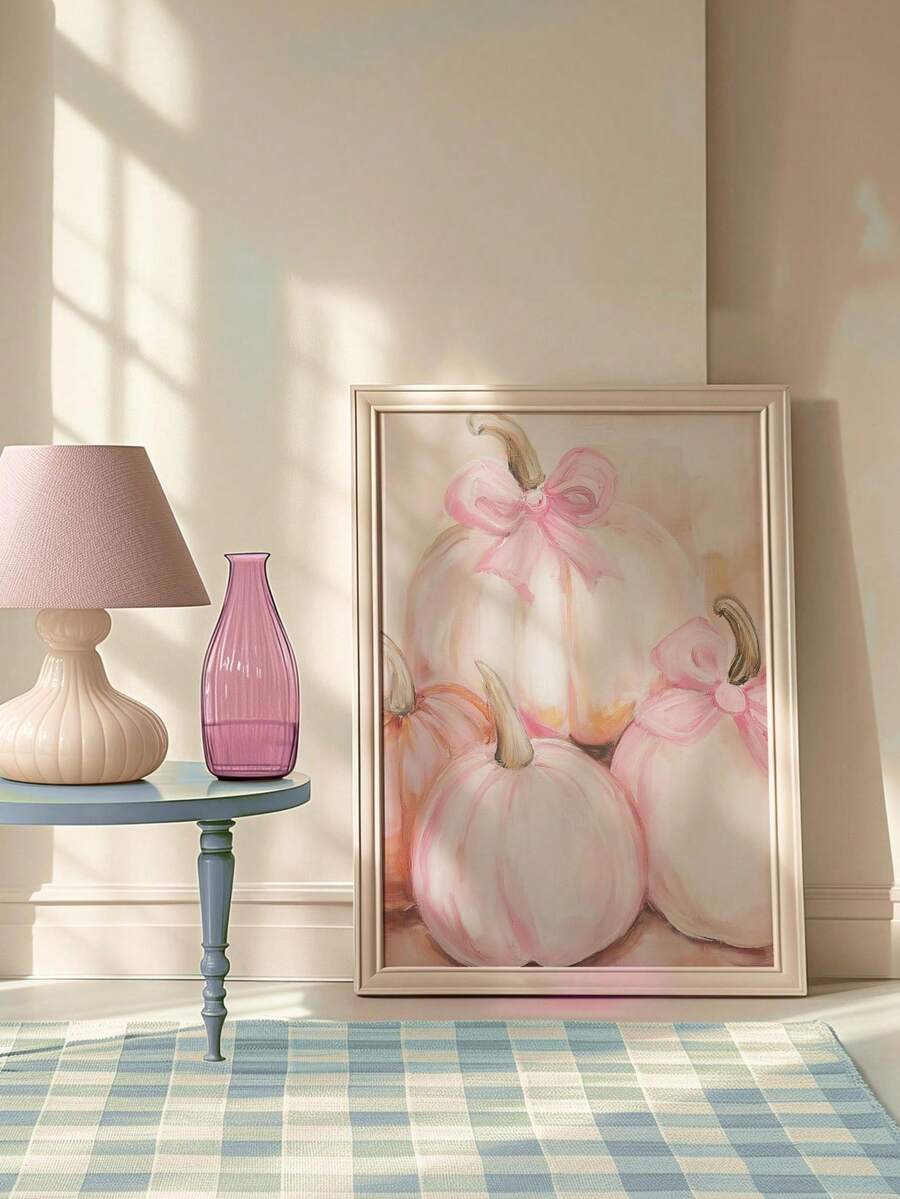 Whimsical feminine fall wall art