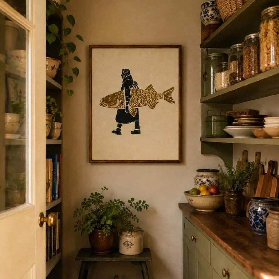 Minimal humorous animal wall art