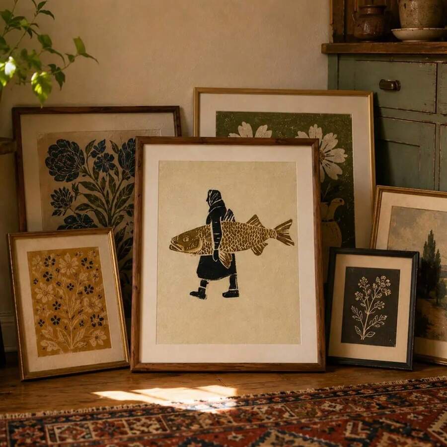 Storytelling rustic entryway decor