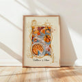 Fall Kitchen Pumpkin Pie Harvest Thanksgiving Farmhouse Canvas Poster 