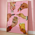 Feminine editorial wall art