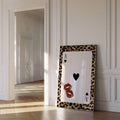 Vintage Leopard & Cheetah Retro Animal Print Canvas Poster