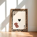 Vintage Leopard & Cheetah Retro Animal Print Canvas Poster