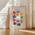 Framed colors poster for a playful child’s bedroom