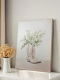 Western bohemian poster with soft illustrative details
