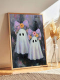 Rustic ghost canvas poster