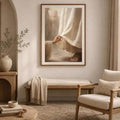 Painterly Jesus artwork for an entryway