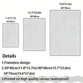 Size guide for vertical watercolor tree landscape canvas poster