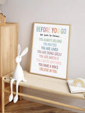 Classroom Before You Go Be Sure To Know Circle Of Control Affirmation Canvas Poster