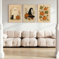 Halloween ghost pumpkin wall decor