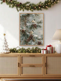 Cozy cottage winter nature decor