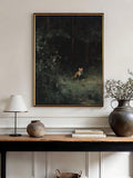 Vintage naturalist fox and cat wall decor