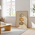 Neutral seasonal entryway wall art