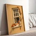 Warm autumn literary wall art