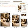 Vintage Ghost & Black Cat Reading Dark Academia Canvas Poste
