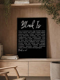 African American Art Positive Affirmations Inspirational Canvas Poster