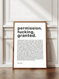 Empowered Women Daily Affirmations Canvas Poster with inspiring motivational words. Perfect for bedrooms, offices, studios, and feminine decor