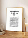 Empowered Women Daily Affirmations Canvas Poster with inspiring motivational words. Perfect for bedrooms, offices, studios, and feminine decor