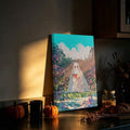 Ghost Garden Art Eerie Country Style Illustration Canvas Poster 