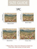 Size guide for Jeremiah 29:11 wildflower mountain canvas poster
