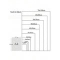 Size guide for Morandi-inspired vertical figure canvas poster
